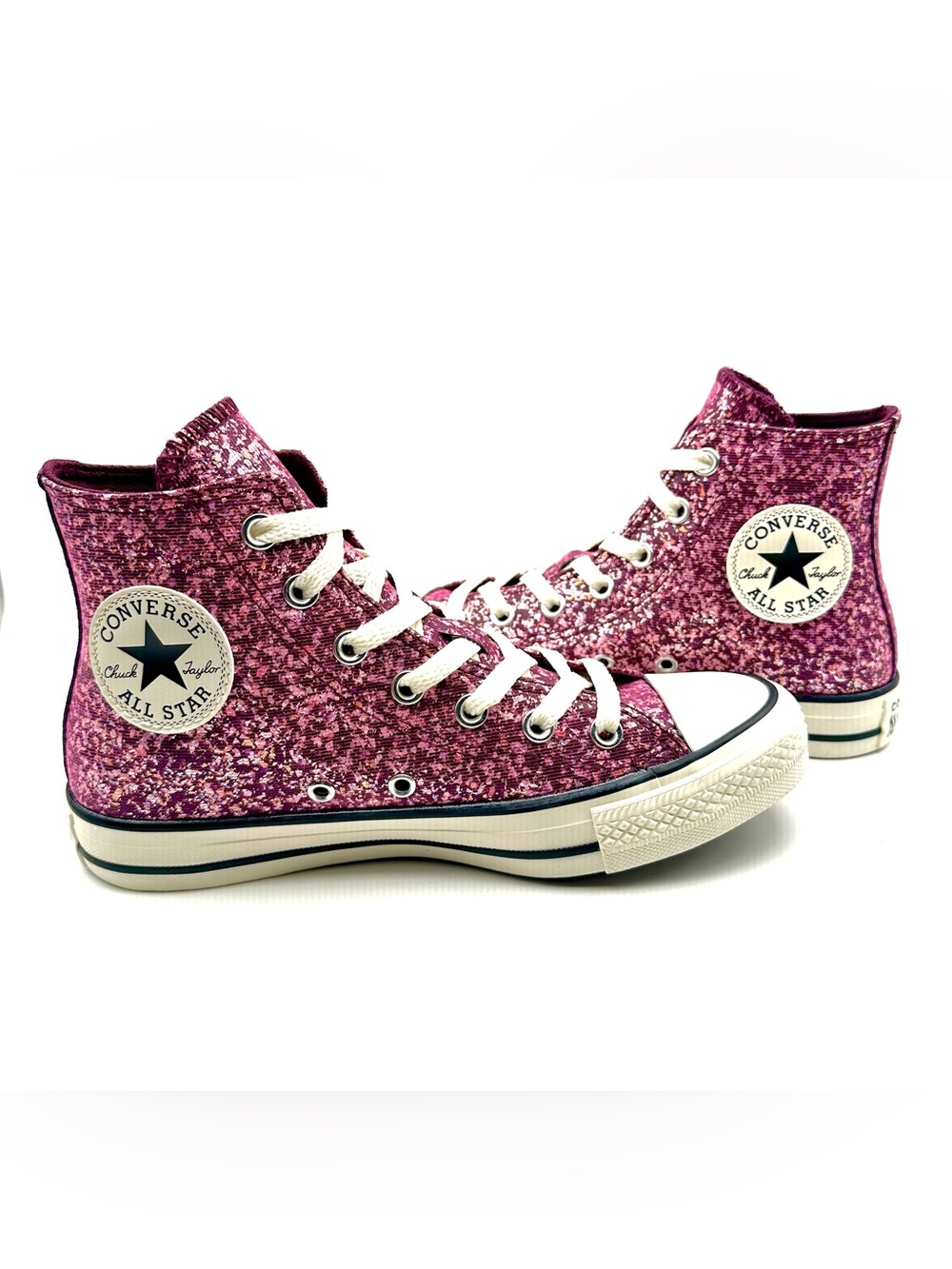 Converse Chuck Taylor All Star Pink Glitter High Top Sneakers | Never Worn